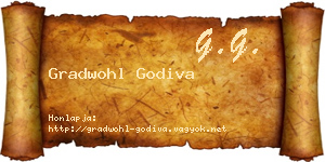 Gradwohl Godiva névjegykártya